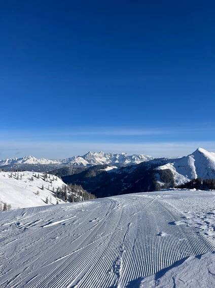 Piste in the Zauchensee ski area
