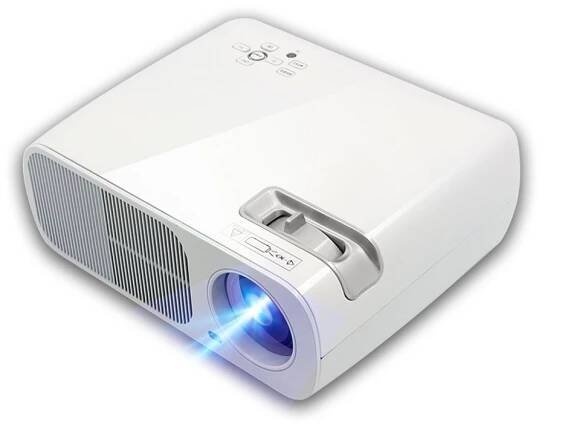 Roadwi 2600 Lumens Home Theater Projector Outdoor Movies Support HDMI VGA AV USB LED Cinema LCD Display for Kids Gaming