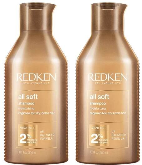 Redken All Soft Shampoo Duo (2 x 300ml)