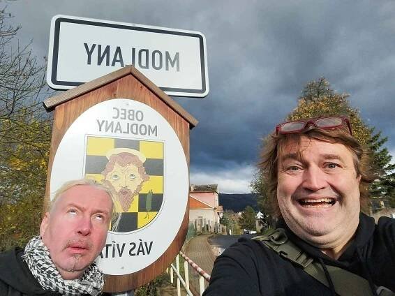 Z natáčení s přáteli na Teplicku.