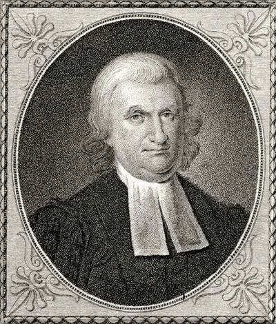 Dr John Witherspoon, rytý James Barton Longacre (1794-1869) od Charles Willson Peale