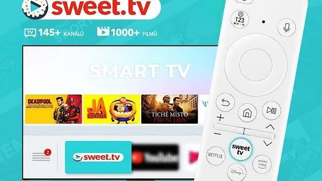 Na dálkových ovladačích chytrých televizorů Samsung se objeví tlačítko SWEET.TV