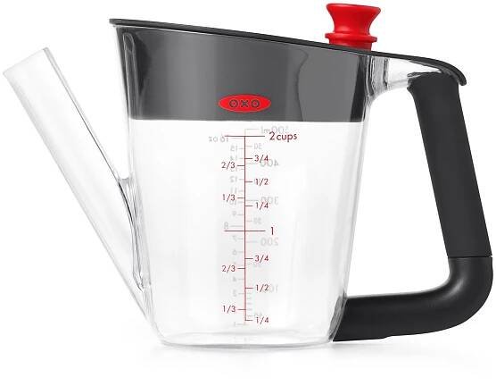 Oddělovač Oxo Good Grips oddělovač tuku 500 ml 2 cups
