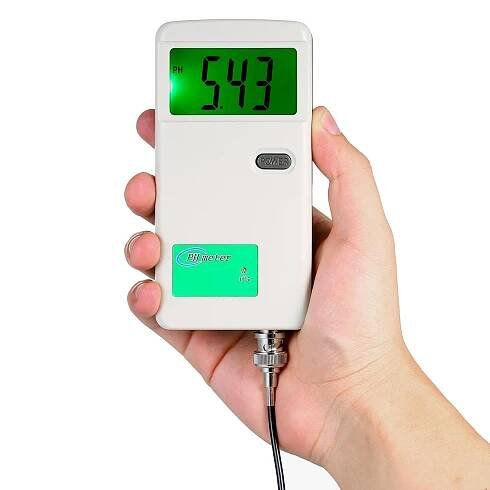 PH metr Vysoce přesný přenosný pH tester s podsvícením displeje Tester kvality vody pro laboratoř