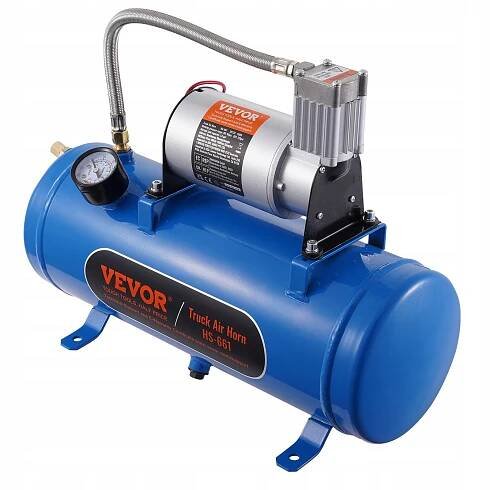 12V vzduchový kompresor 1,6 galonu 120 psi Palubní systém pro houkačku vlaku, huštění pneumatik