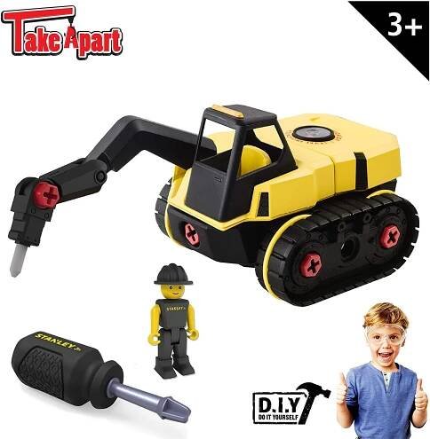 Stanley Jr. TT010-SY Stavebnice, zbíjecí bagr