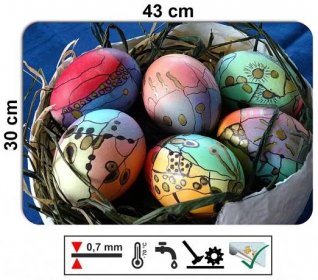 Velikonoční prostírání 043, malovaná vajíčka | Pokojovadekorace.cz - Samolepky na zeď, Prostírání na stůl, Dětské hračky