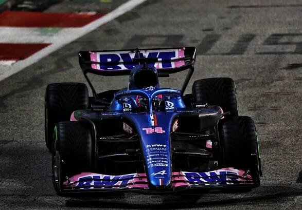 Velká cena Singapore - nedělní závod - tým BWT Alpine F1 – Cysnews