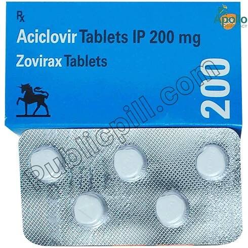 Zovirax 200 Mg (Acyclovir)