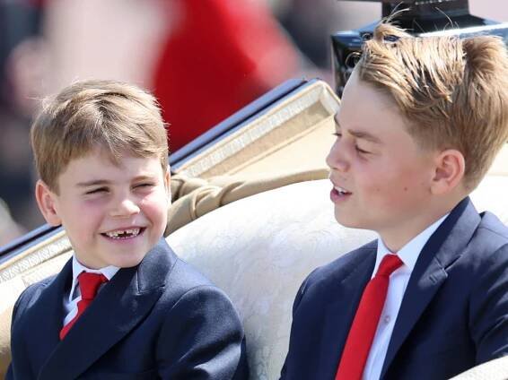 Yes, Prince Louis and Prince George Are Having a Ball at Trooping the Colour 2025