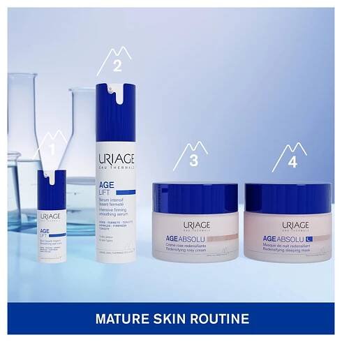 Uriage Age Absolu Redensifying Sleeping Mask noční maska pro obnovu pleti proti stárnutí pleti