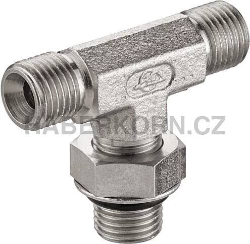 Hydraulické adaptéry - Nastavitelné T-šroubení s kontramaticí 138073 - Haberkorn