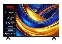 BAZAR - TCL P655 43" TV, 4K Ultra HD, HDR, WiFi, Bluetooth, Chromecast, Miracast, Dolby Digital, Google TV - Poškozený o