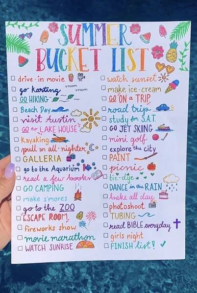 bucket list ideas
