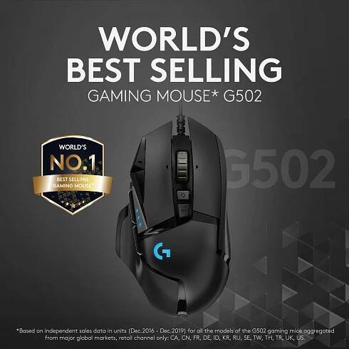 Logitech G 910-005470 myš Hraní Pro praváky USB Typ-A Optický 25600 DPI