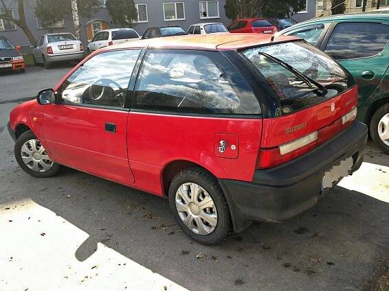 1995 Suzuki Swift III GS 1.3 benzín 50 kW 108 Nm