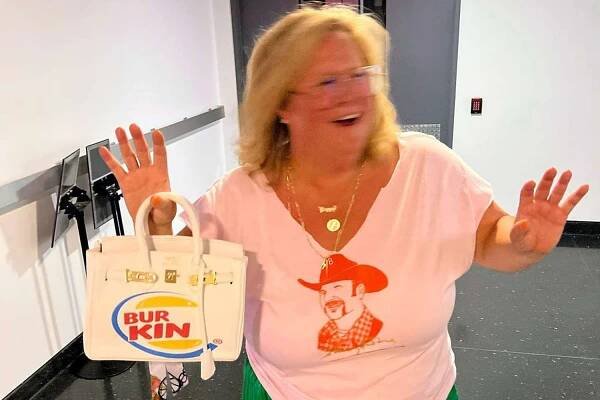 Bridget Everett’s ‘Burkin’ Bag Is Truly a Sight to Behold — See Her Model the Art Piece