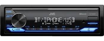 JVC autorádio bez mechaniky/Bluetooth/USB/AUX/modrá barva podsvícení/odním.panel KD-X382BT