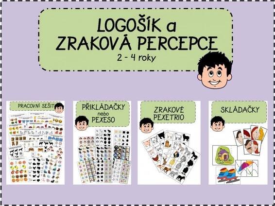 Logošík - ZRAKOVÁ PERCEPCE 2-4 roky - LOGOŠÍK