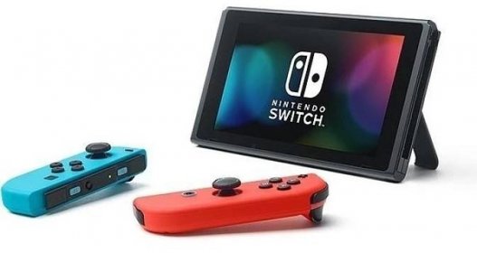 Nintendo Switch console with neon red&amp;blue Joy-Con - větší obrázek