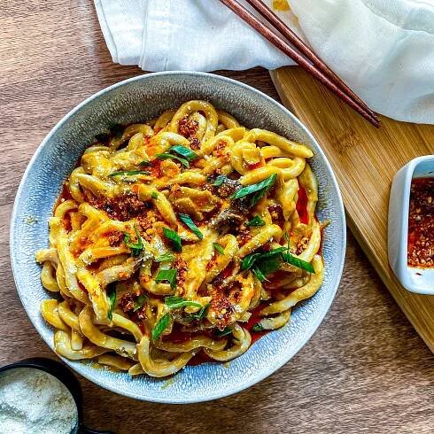 japanese creamy curry udon pasta quick and easy