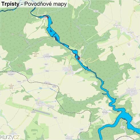 Trpísty - mapy | Kurzy.cz