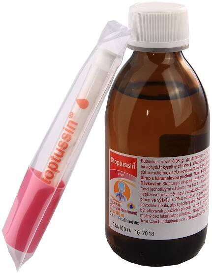 STOPTUSSIN 0,8MG/ML+20MG/ML sirup 1X180ML