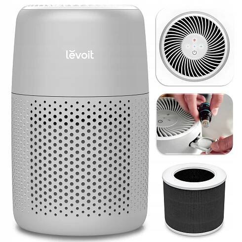 ČISTIČKA VZDUCHU LEVOIT CORE MINI PRO 78 M3/H HEPA TICHÁ, AROMATERAPIE