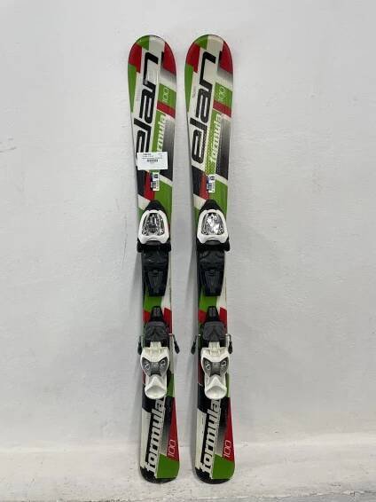 Bazar - Dětské lyže Elan Formula green 15/16 + El 4,5 - délka 100 cm - Skibi Kids