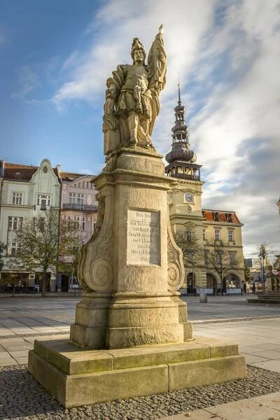 Socha sv. Floriána, Masarykovo náměstí Ostrava