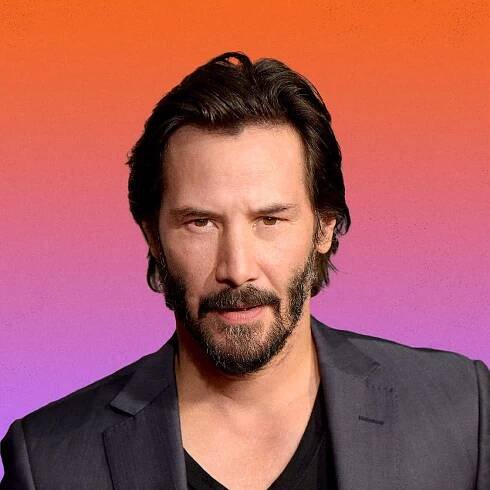 Captivating Shot of Actor Keanu Reeves