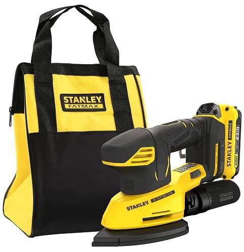 Stanley V20 vibrační Delta bruska, 1 x 2.0Ah, brašna