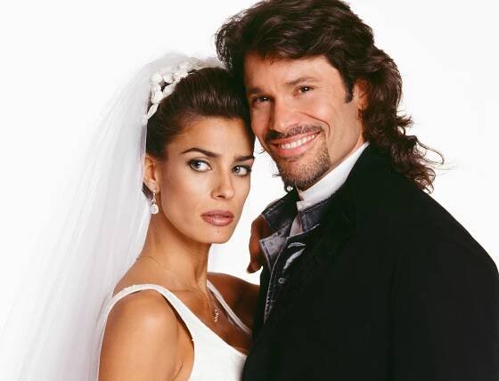 DAYS OF OUR LIVES -- "Bo Brady & Hope Williams Brady 2nd Wedding, 1st Attempt" -- Pictured: Kristian Alfonso as Hope Brady Williams, Peter Reckell as Bo Brady -- Photo by: NBC/NBCU Photo Bank