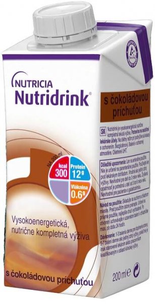 Nutridrink s příchutí čokoládovou por.sol.24x200ml