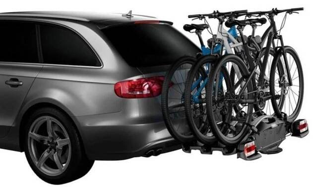 THULE 926 VeloCompact, včetně rozšíření na 4 kolo + sjednocený zámek