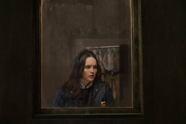 "The Silence Is Over"-- Pictured Rebecca Breeds as Clarice Starling in CLARICE on the CBS Television Network. Photo: Brooke Palmer ©2020 CBS Broadcasting Inc. All Rights Reserved