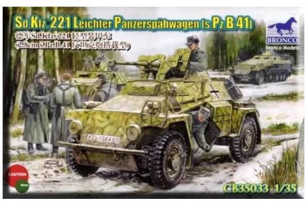 1/35 Sd.Kfz. 221 Leichter Panzerspähwagen (s.Pz.B.41)