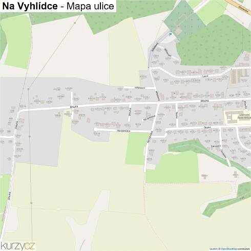 Na Vyhlídce - mapy | Kurzy.cz