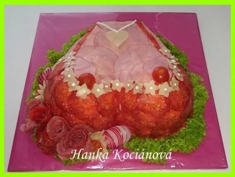HANČINY DOMÁCÍ DORTÍKY - Fotoalbum - Slané dorty - 1031 - slaný dort prsa 