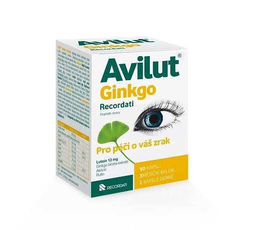 AVILUT® Ginkgo Recordati 90 cps. | Alphega.cz