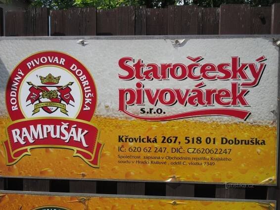Dobruška - rodiště F. L. Heka (Věka), jeho historické centrum a pivovar Rampušák