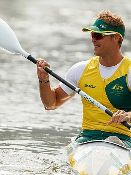 Curtis McGrath paddling in 2016