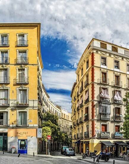 buildings in central Madrid