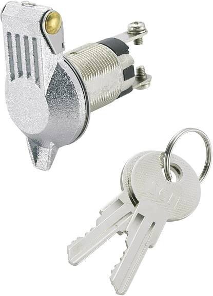TRU COMPONENTS 1588006 TC-K3-16B-06 klíčový spínač 24 V/DC 10 A 1x vyp/zap 1 x 90 ° 1 ks