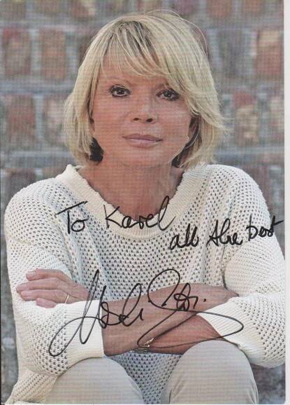Uschi Glas-originál podpis - Ostatní sběratelské předměty