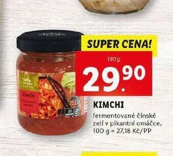 Lidl Kimchi nabídka