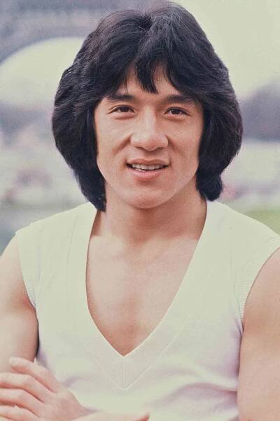 Jackie Chan performs Kung Fu martial arts demonstration at the Trocadero Plaza in paris. 