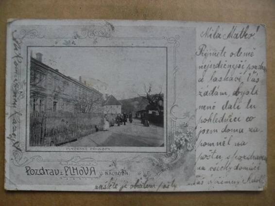 Plhov Náchod - Pohlednice místopis