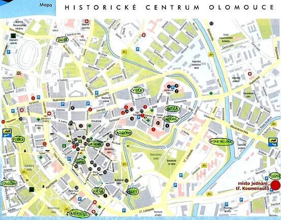Olomouc Mapa Centra | MAPA