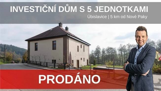 Investiční dům s 5 jednotkami v Úbislavicích